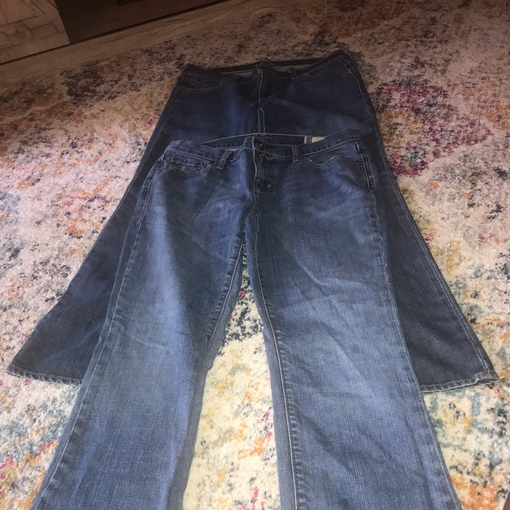 Old Navy Boot Cut and The Diva Jeans.